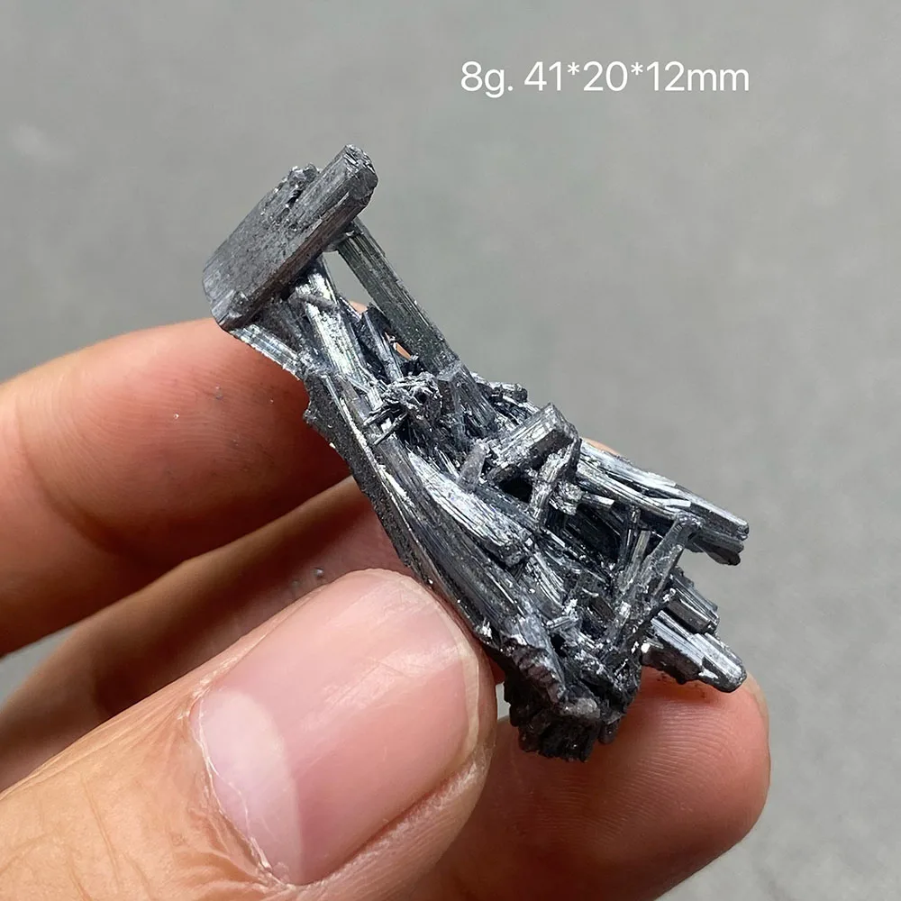 100% Natural rare Stibnite mineral specimen stones and crystals healing crystals quartz gemstones from China free shipping