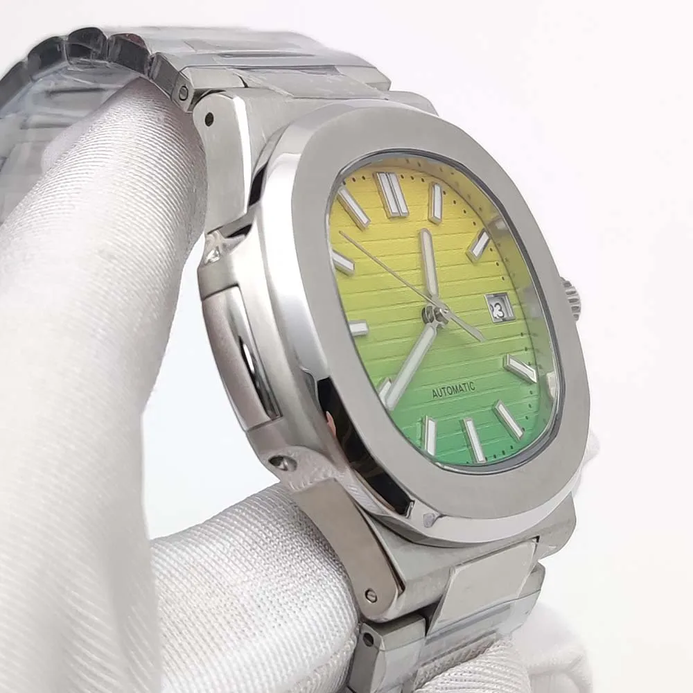 Parnsrpe Automatische mechanische Business-Herrenuhr, NH35 Business-Luxusuhr, Saphirglas, Edelstahl wasserdicht – Detail 15
