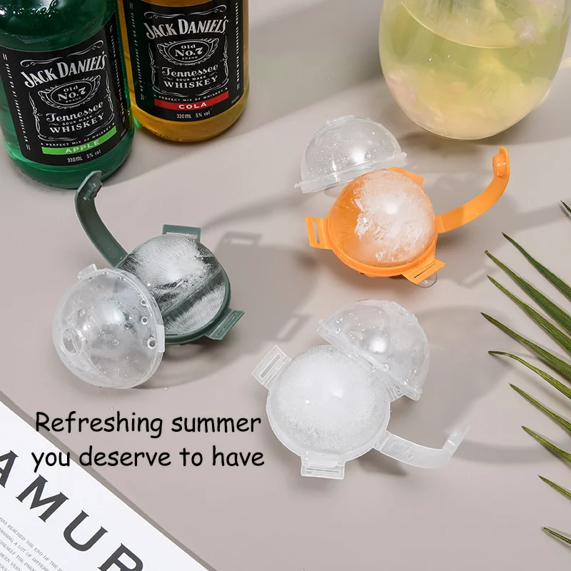 Silicone Sphere Whiskey Ice Ball Maker with Lids,Large Square Ice Cube Molds  for Cocktails&Bourbon-Reusable Silicone & BPA Free - AliExpress