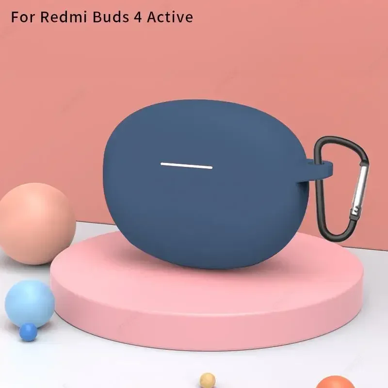 Redmi Buds 4 Active Wireless Headset Silicone Cases Cover for Redmi Buds 4 Active Cases Cover Earphone Case Protective Sleeve