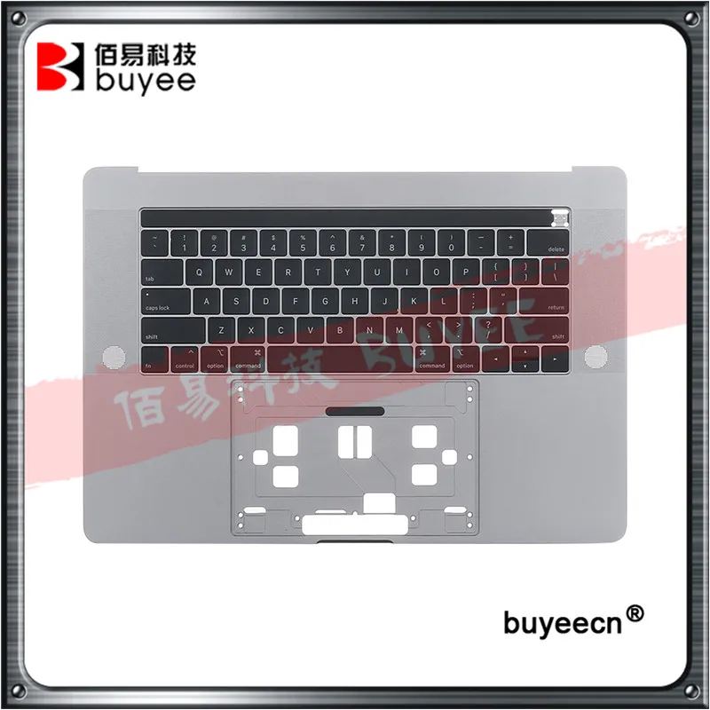 

Original A1990 Palmrest For Macbook Pro Retina 15" A1990 Topcase US UK RU SP GE FR Portuguese Keyboard Touchbar Grey Replacement