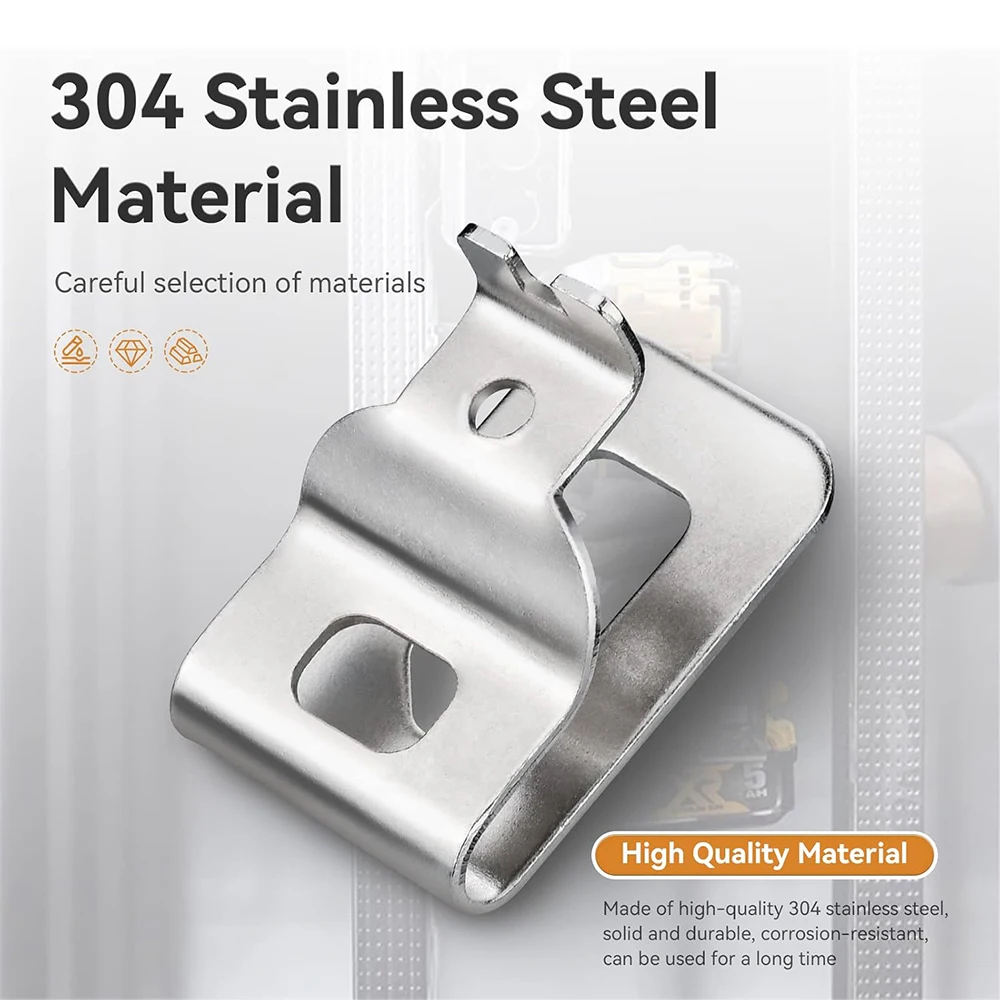 Dewalt 20V 드릴 드라이버 N268241 N169778 N086039 DCD980 DCD985 전동 공구 액세서리 용 6PCS 벨트 클립 후크