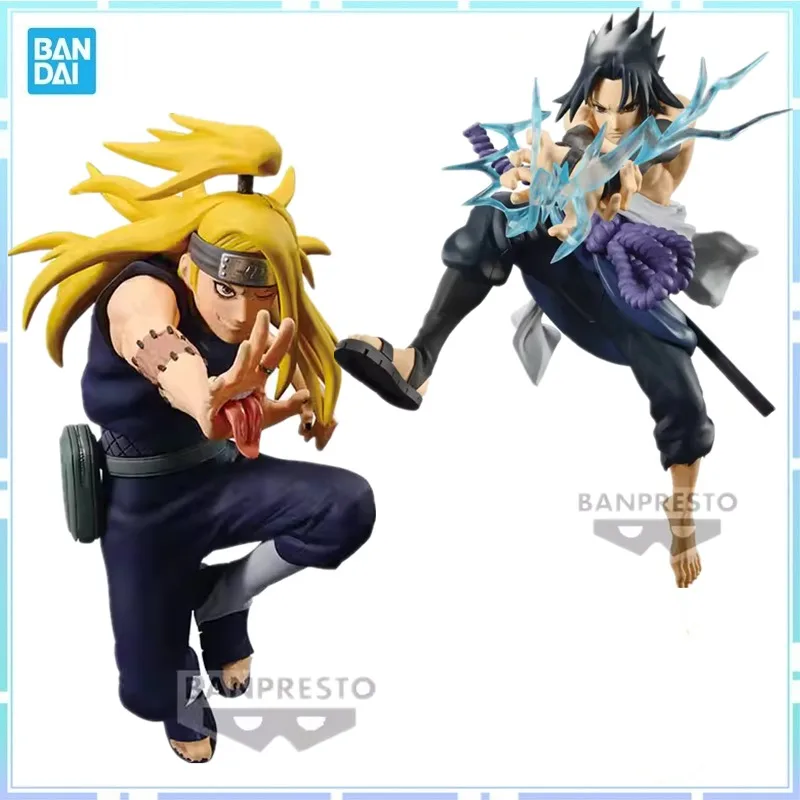 

Bandai Original Banpresto Anime Naruto Shippuuden Deidara Uchiha Sasuke Vibration Stars PVC Action Figure Collectible Model Toys