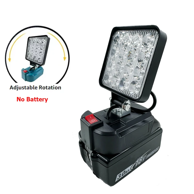 Led Light Work led flashlight led lights led work light work light For Makita Battery Portable Spotlight Cordless Outdoor Work Fishing Handheld Emergency ToolLight 3In Flashlight