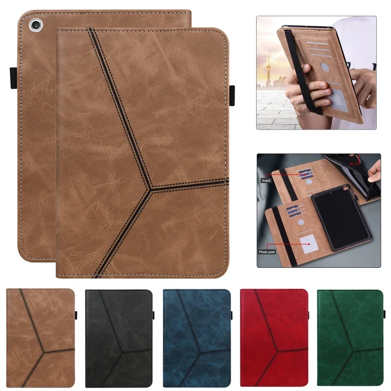 Carteira de Negócios Stand Capa de Couro Capa para Lenovo Tab M10 Plus 3ª Geração Tb125fu Tb128fu 10.6 Xiaoxin Pad 2023