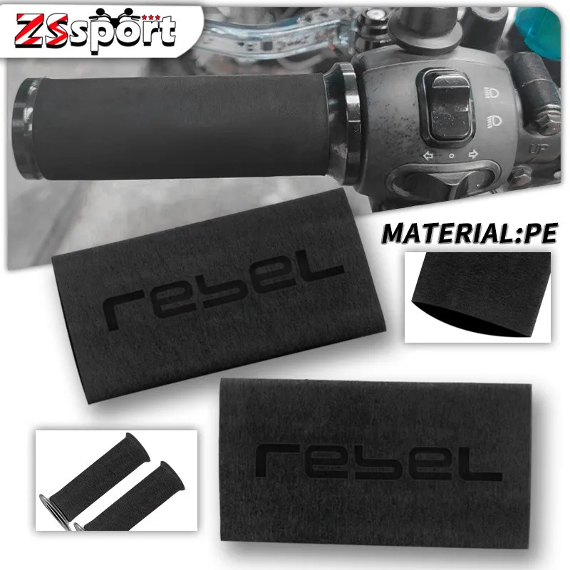 

Motorcycle Handlebar Grips Levers Sleeves NBR Handle Gloves For Honda REBEL CM300 500 rebel CMX300 CMX500 CMX1100 Rebel500 300