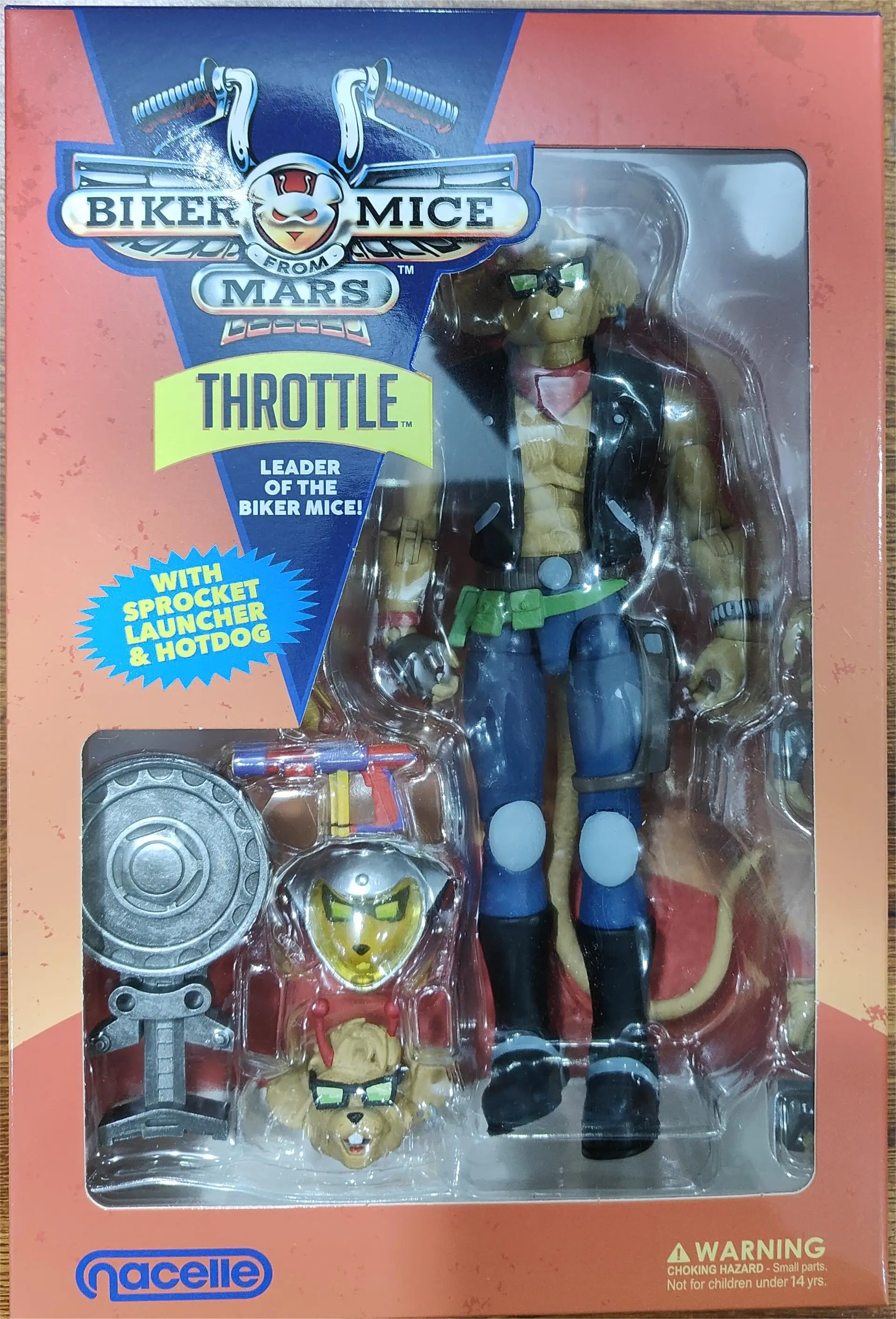 マーズのアクションフィギュアからのナセルバイカーマウス,アニメの 