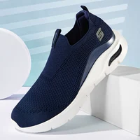 2025 Breathable Mesh Fabric Flyweave Shoes Men Elderly Four Seasons Anti-slip Shoes Men Healthy Step 2
