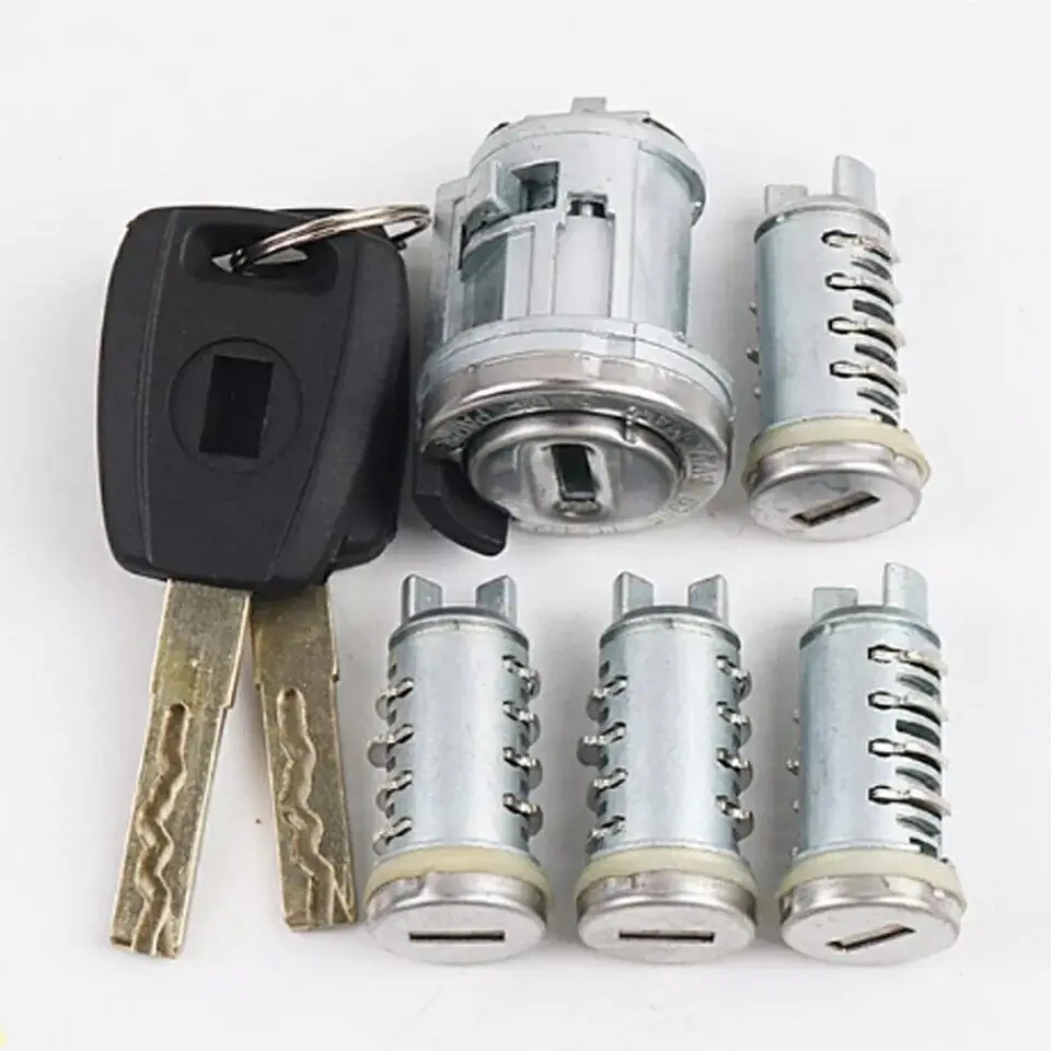 CHKJ Car Ignition Lock Set For Fiat Ducato For Peugeot Citroen SIP22 Blade Car Key Door Original Milling Cylinder Trunk Lock locksmith tools lock pick tools lock pick set cam lock set key blanks car key cutting machine