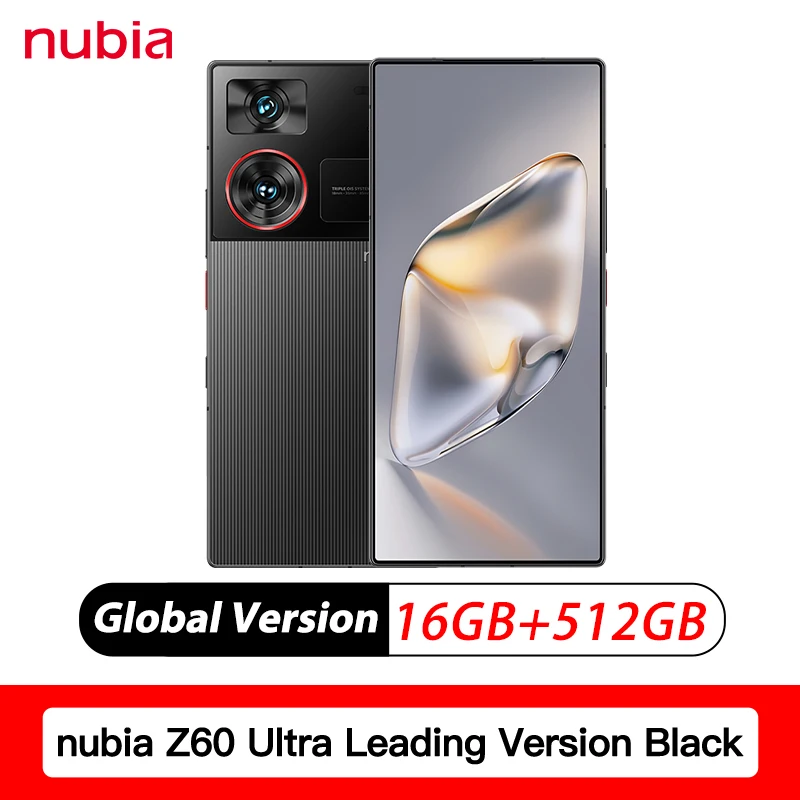 nubia Z60 Ultra Black グローバル版 16GB+512GB nubia Z60 Ultra - Nubia Store (Global)