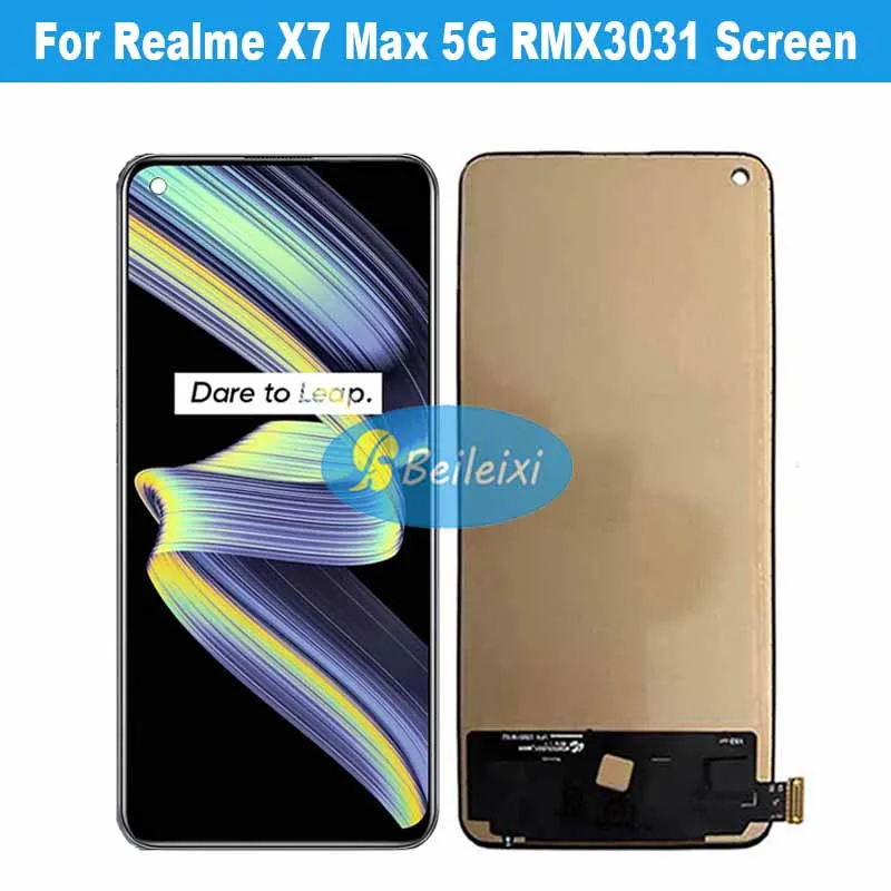 For Realme X7 Max 5G RMX3031 LCD Display Touch Screen Digitizer Assembly For BBK Race Neo
