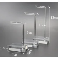Clear Acrylic Earring Display Stand Jewelry Hanging Showing Case Earring Organizer Earring Holder Jewelry Showcase Display Stand 1