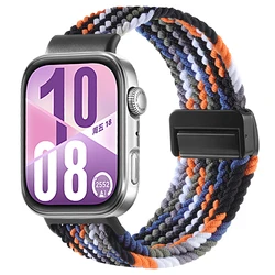 Magnetic Braided Bracelet Wristband Replacement Strap - HUAWEI fit 3 (Denim)