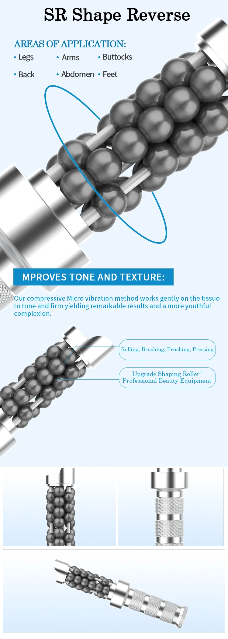 Portable Professional 360 Degree Rolling Cellulite Massager 5D Vacuum Roller Slimming Machine For Lymphatic Drainage 360 Degree Rolling Cellulite Massager for Lymphatic Drainage 8d roller massage machine,Roller massage,Cellulite reduction machine