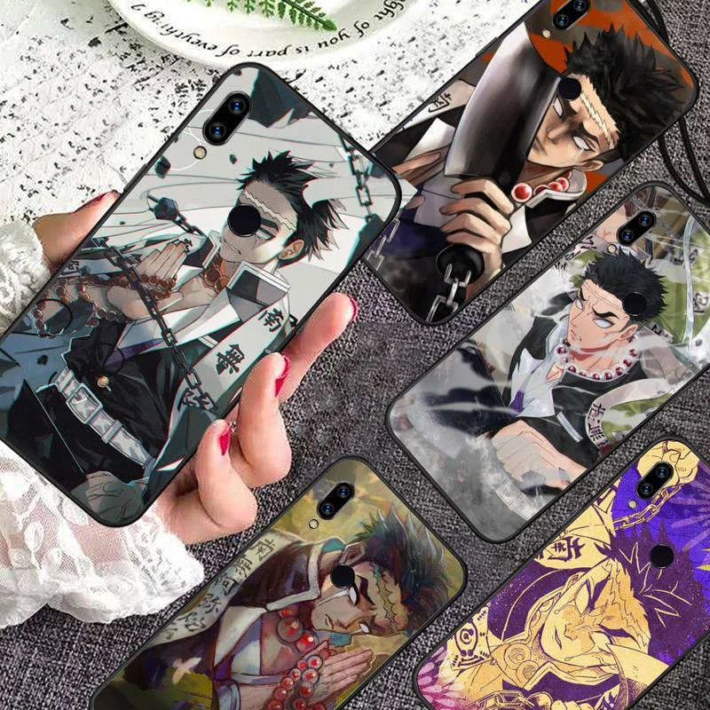 Demon Slayer Gyomei Himejima Phone Case For Xiaomi Redmi Note 7 8 9 11 I T S 10 A Poco F3 X3 Pro Lite Funda Shell Coque Cover Mobile Phone Cases Covers Aliexpress
