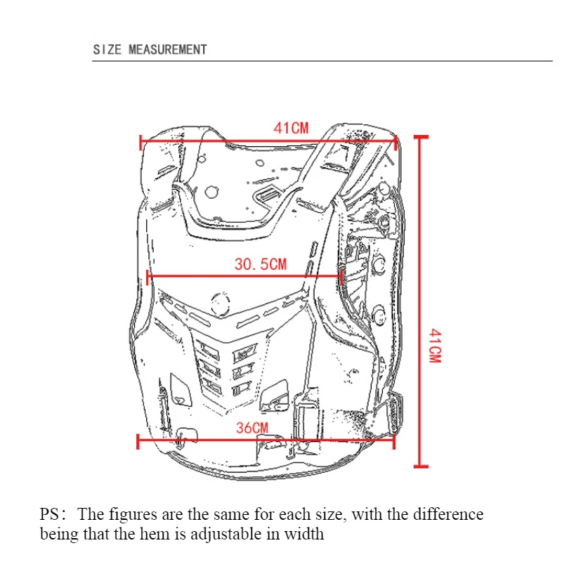 Off-road motorcycle armor chest protection back protection impact-resistant knight protective gear