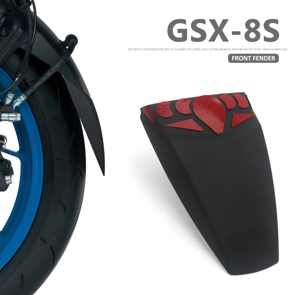 

Motorcycle Accessories Mudguard Fender Front Wheel Extension Splash Guard For Suzuki GSX-8S GSX 8S GSX8S 2023 2024