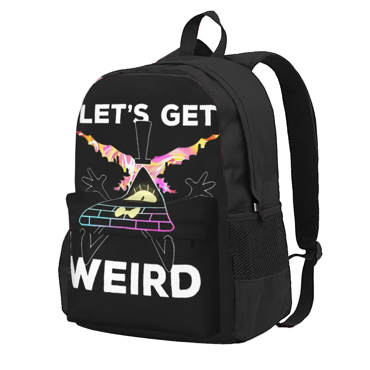 Mochila para mujer Gravity Falls Bill Cipher, mochila de tendencia para estudiantes, mochila escolar, mochila para computadora, bolso de hombro de viaje impermeable para niños