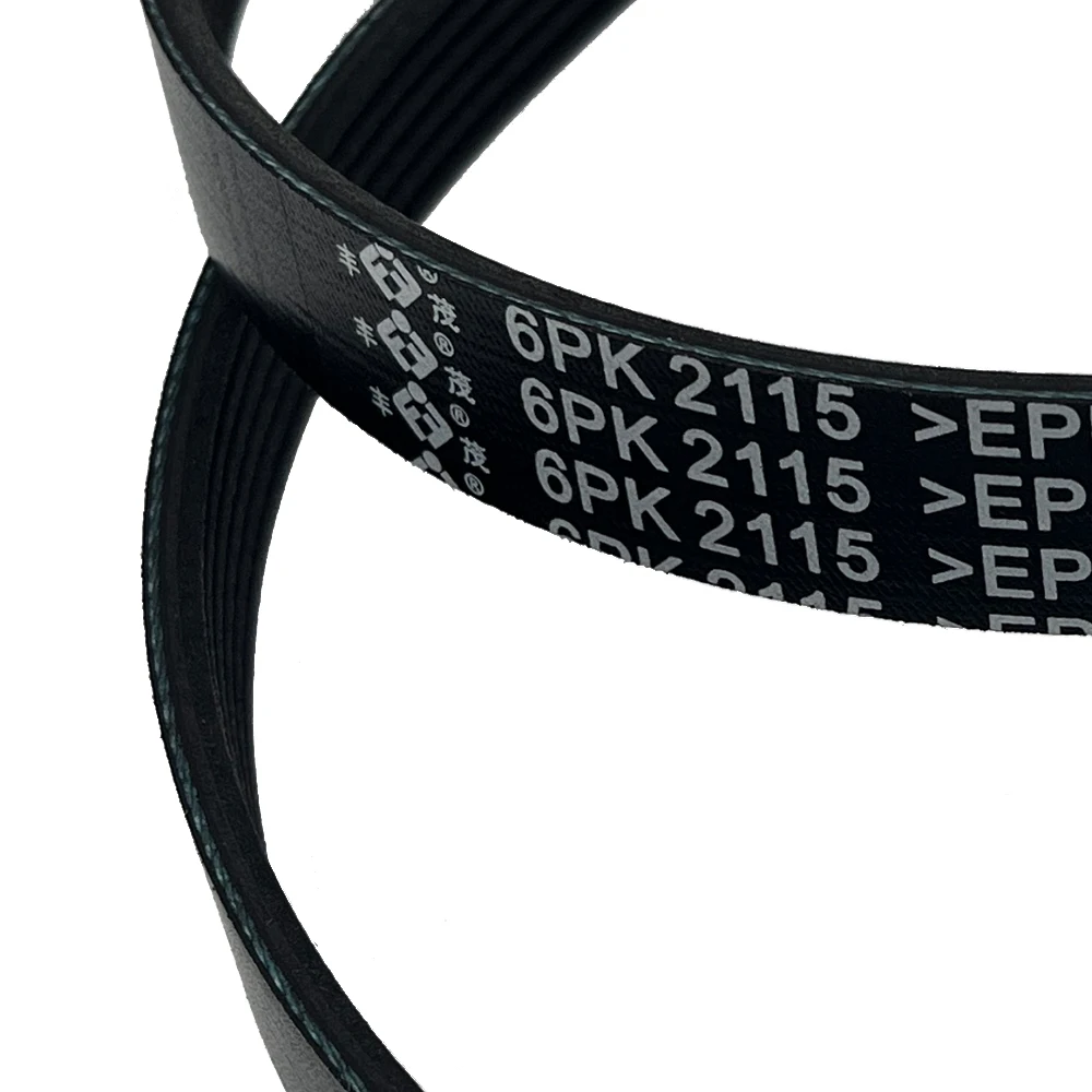 Engine V-Ribbed Belt 6PK2115 For FORD FOCUS 2.0L Honda XR-V Vezel Crider 1.8L Porsche 911 Carrera Boxster S Cayman Accessories