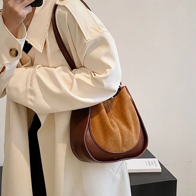 Loewe Small Horseshoe Leather Saddle Bag