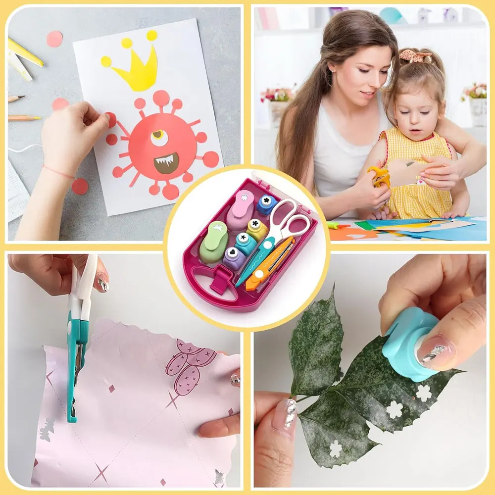 8PCS Creative Hole Punch 6