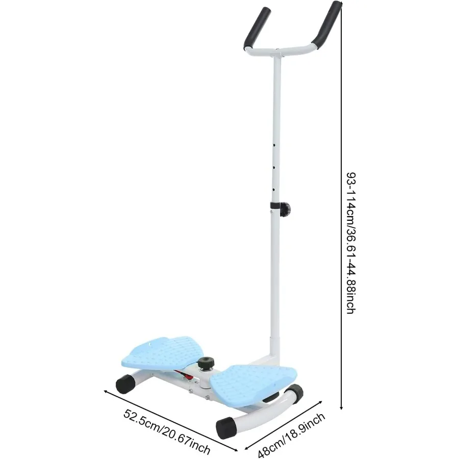 Waist Twister Board, Ab Twist Board, Home Gym Exercise Twist Board with Handrail, for Women Belly Fat, 330 Lbs Capacity