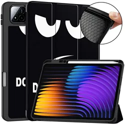 Xiaomi Pad 7 Pro Custodia in pelle magnetica a triplo svolgimento con supporto per stilo