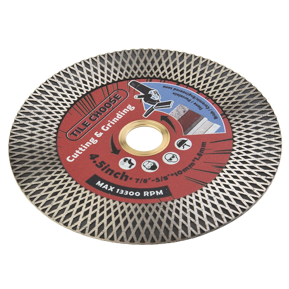 115mm Diamond Cutting Disc Tile Ceramic Marble Dry Cutting And Grinding Circular Saw Blade Power Rotory Tool Accessories 1pc 100mm 20mm diamond cutting disc for grinding tool accessories diamond cutting disc for rotory accessories grinding wheels