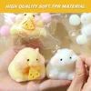 Children Mini Squishy Hamster Toy with Cheese Cute Funny Stress Reliever Decompression Fidget Toys for Teens Kids Gifts 4
