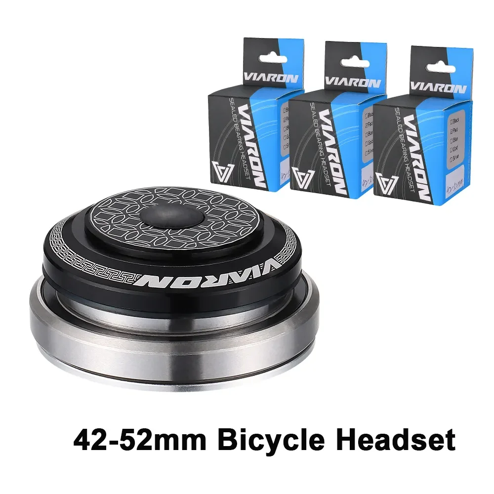 Bicycle Headset 52Mm/42Mm Mtb Cycling Steering Fork Press Bearing Box 1 1/8-1 1/2 Column Vtt Headset Cups