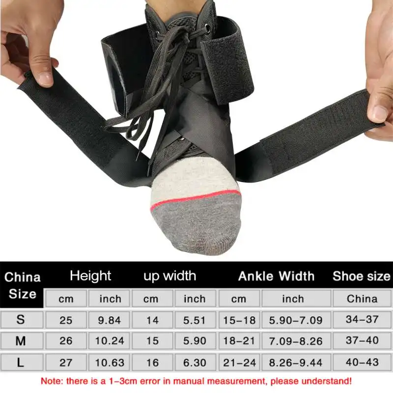Ankle Braces Bandage Straps Sports Safety Adjustable Comfortable Compression Ankle Supports Guard Foot Orthosis Stab