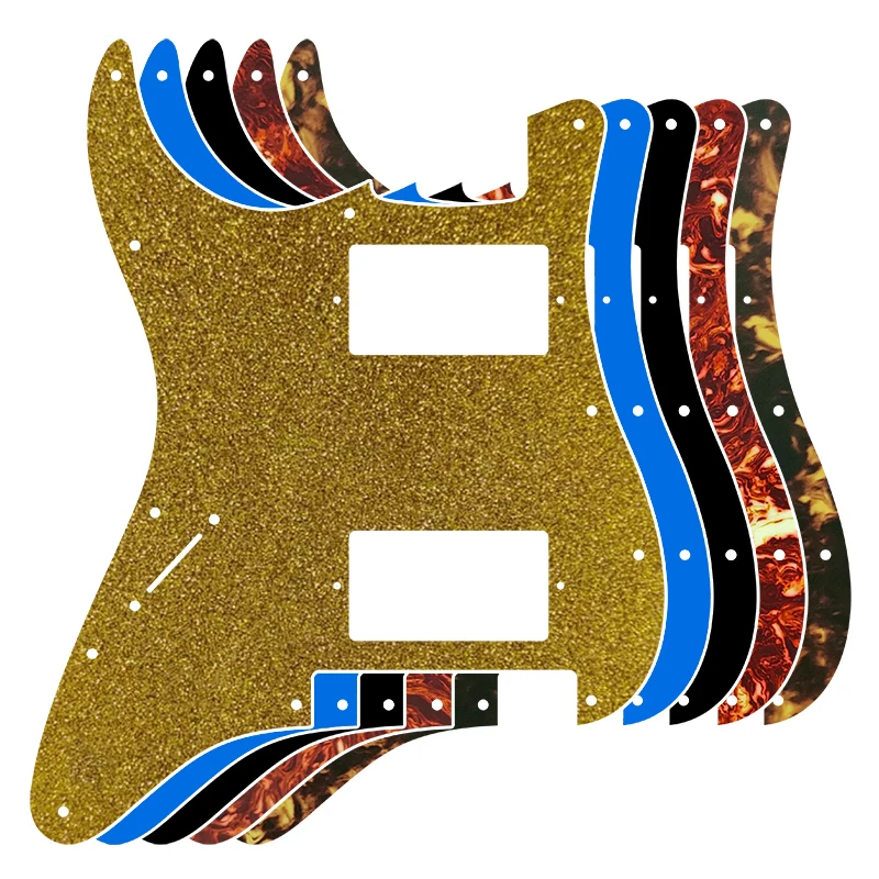 

FeiMan Gitar Parts - For US Strat Guitar Pickguard With Floyd Rose Tremolo Bridge HH Humbucker Scratch Plate No Control Hole