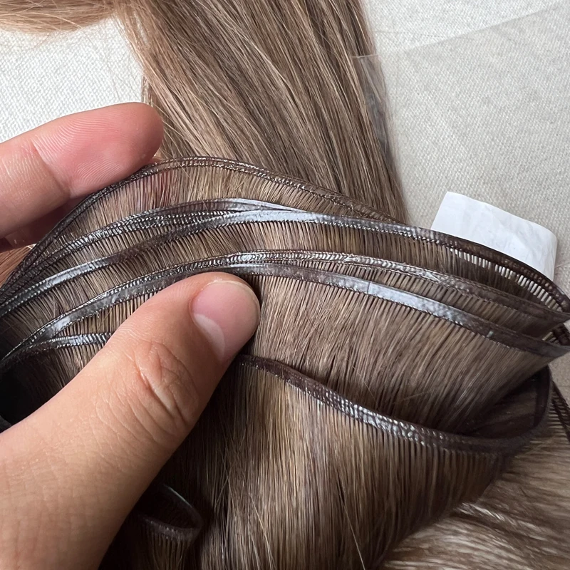 30inch Genius Weft Invisible Straight Indian Remy Hair Extensions 100G/package Human Virgin Hair Bundles For Women Weaves