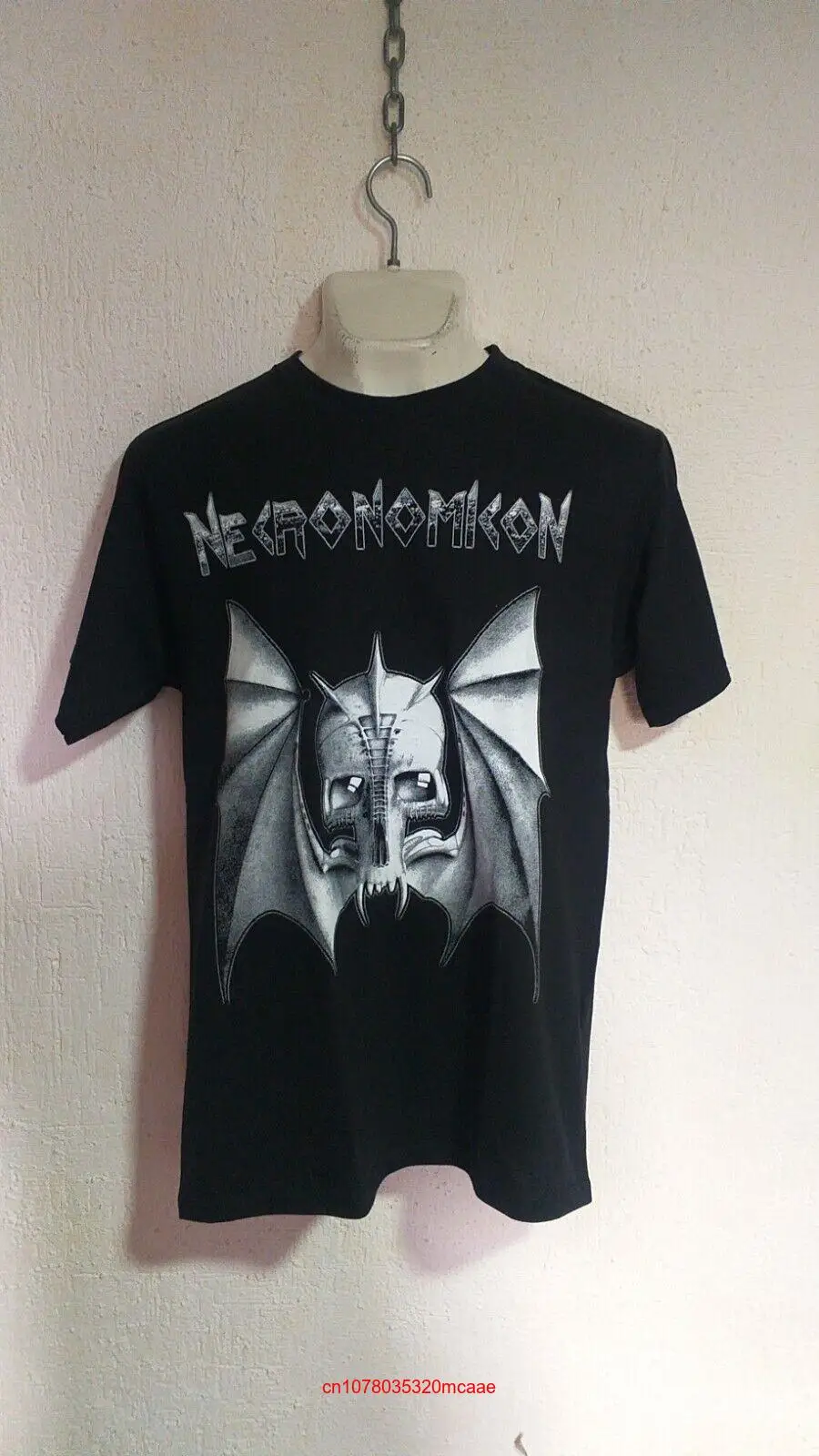 Футболка Necronomicon, металлическая, с длинным или коротким рукавом