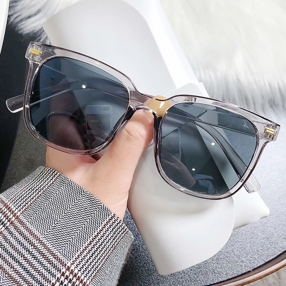 Fashion Oversized Sunglasses Woman Luxury Brand Designer Big Frame Square Sun Glasses Outdoor Travel UV400 Shades Eyewear