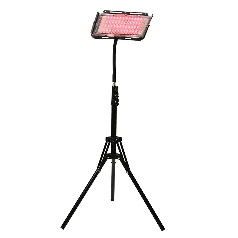Infrared therapy lamp 96 LEDs red light 660nm &850nm with stand for muscle joint pain relief facial skin care