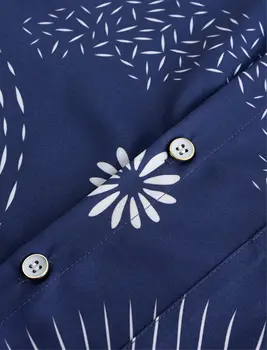 KYKU Men's Casual Button-Down Shirts Hawaiian Shirt Short Sleeve Beach Clothes with Pockets 5