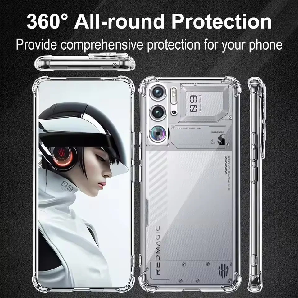 Ultra Thin Clear TPU Shockproof Phone Case - Transparent Protective Cover