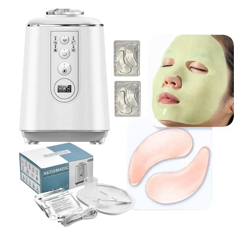 New Smart DIY Facial Mask Machine Natural Fruit Mask Maker Women Skin Care tool Intelligent Facial Cream Machine with 32 capsule custom logo 10pcs cream face cream capsule bottle small sample bottle mini skin care products sub packaging empty bottle