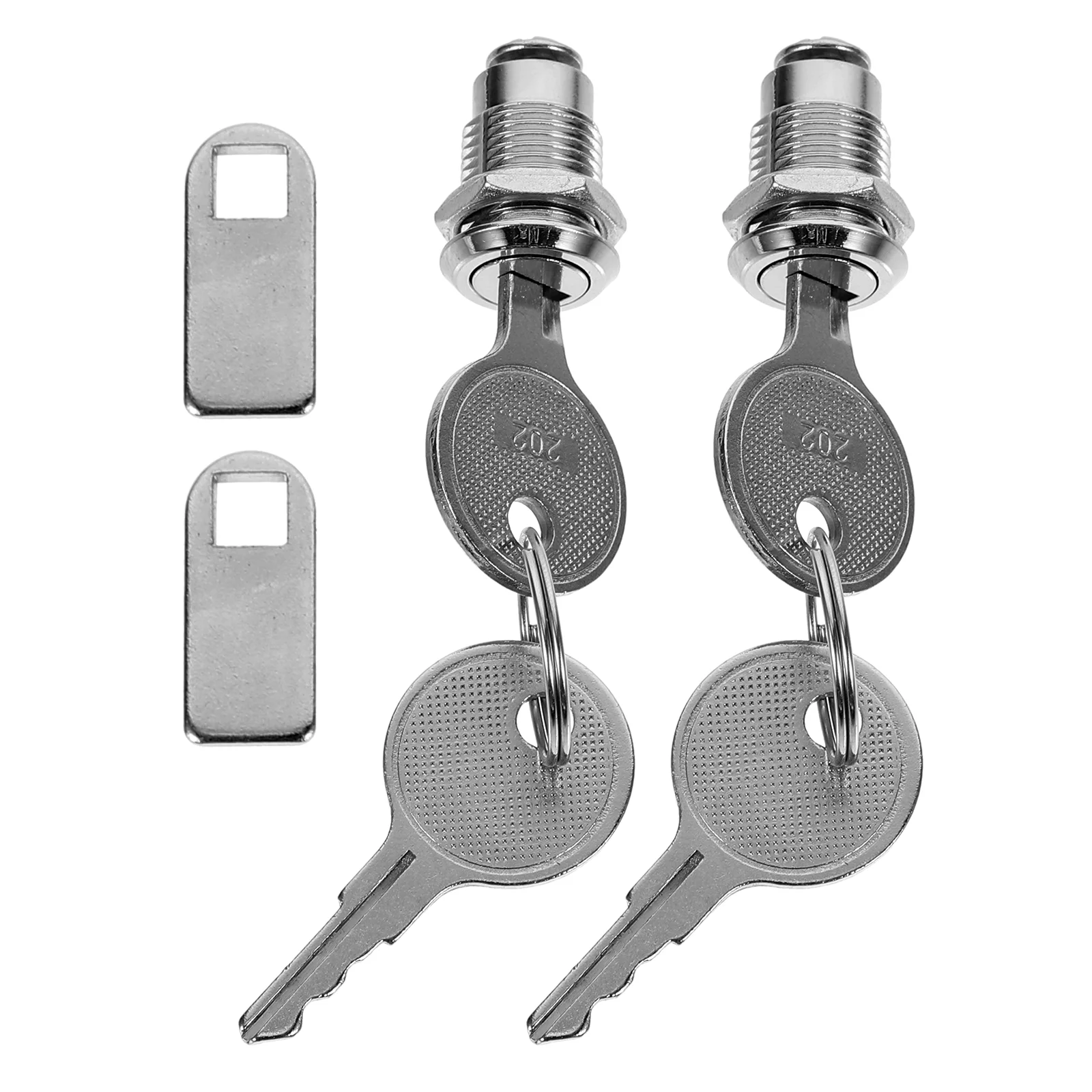 

2 Sets Cash Box Cam Lock Tile Wallpaper Zinc Alloy Rv Compartment Locks