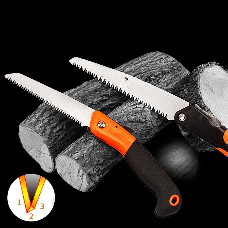 Folding Saw 6" 8" 10" Cutting Hand Mini Saw TPR Handle Collapsible Saw Wood