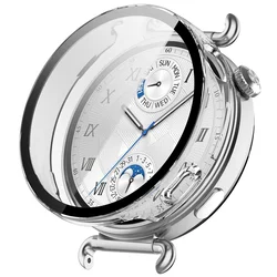 Custodia Protettiva Avanzata con Pellicola in Vetro Temperato per Smartwatch - Scocca Durevole 2-in-1 e Protezione per Schermo