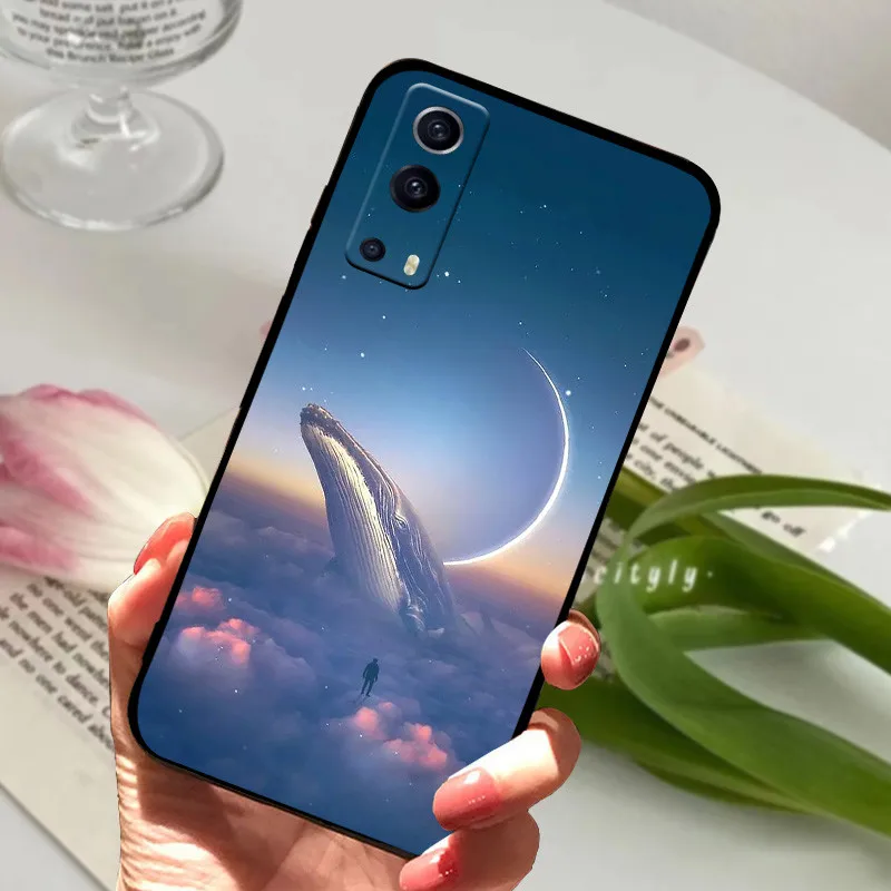 Silicone Shockproof Soft TPU Phone Case with Cartoon Design