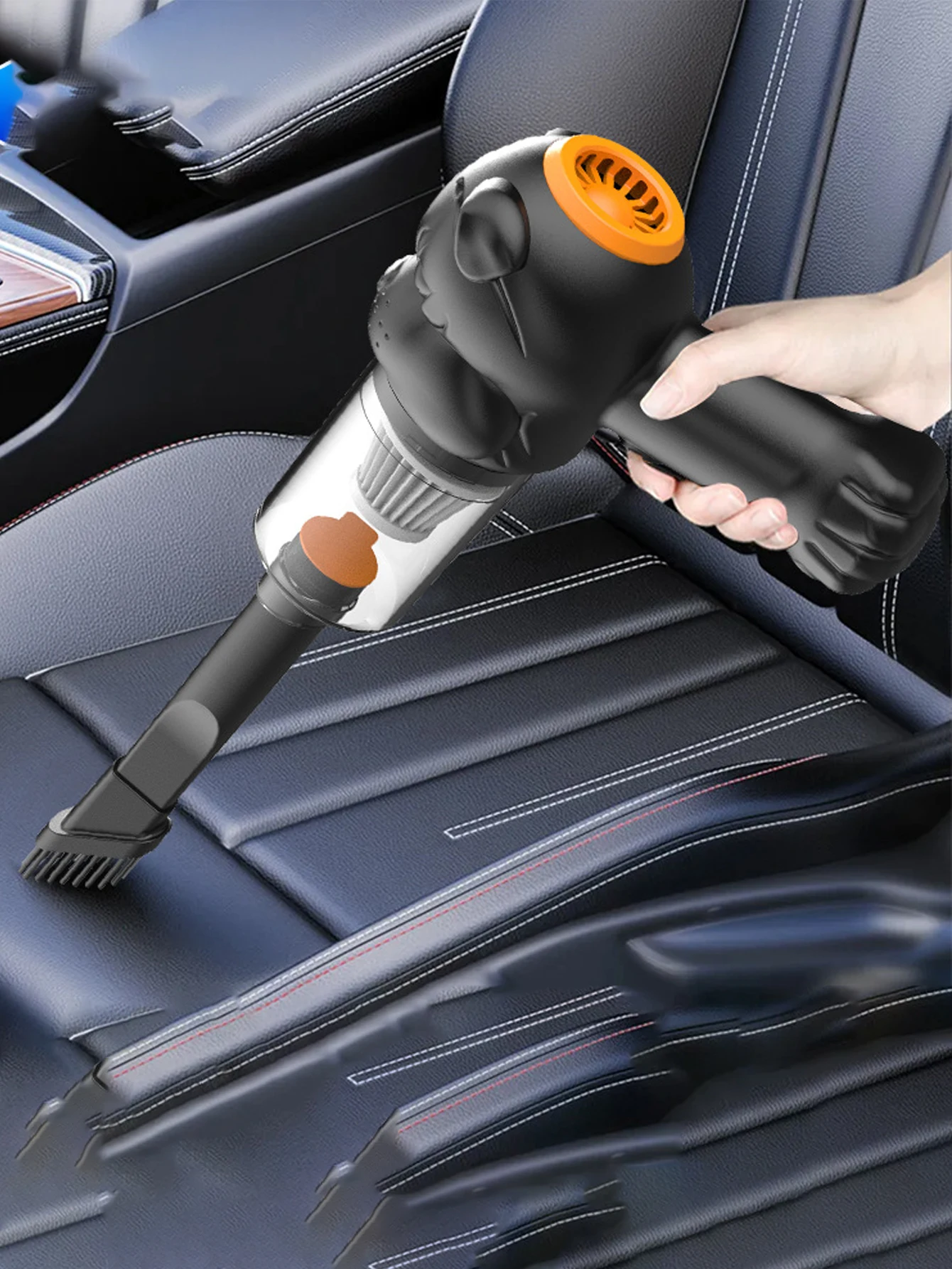Car Vacuum Cleaner Strong Suction 20000Pa Wireless Rechargeable Powerful Handheld Dust Catcher Mini Wash for Car Home Appliances