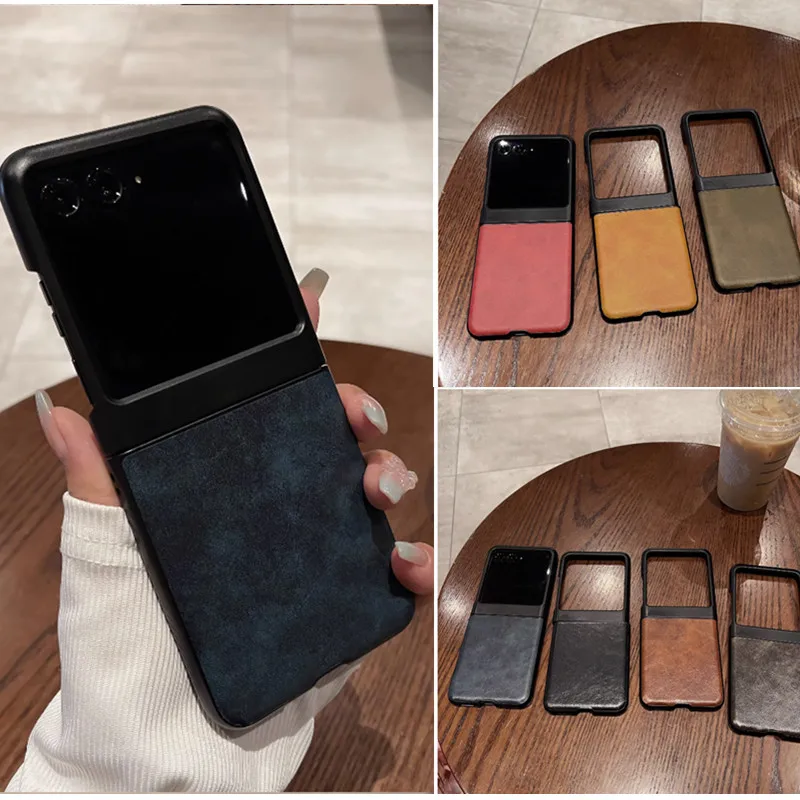 Custodia In Pelle Vintage Moda Per Motorola Razr 40 Ultra Custodia Per Moto Razr 2022 6.7 Pollici Cover Razr 5G 2022 Razr 40 Case