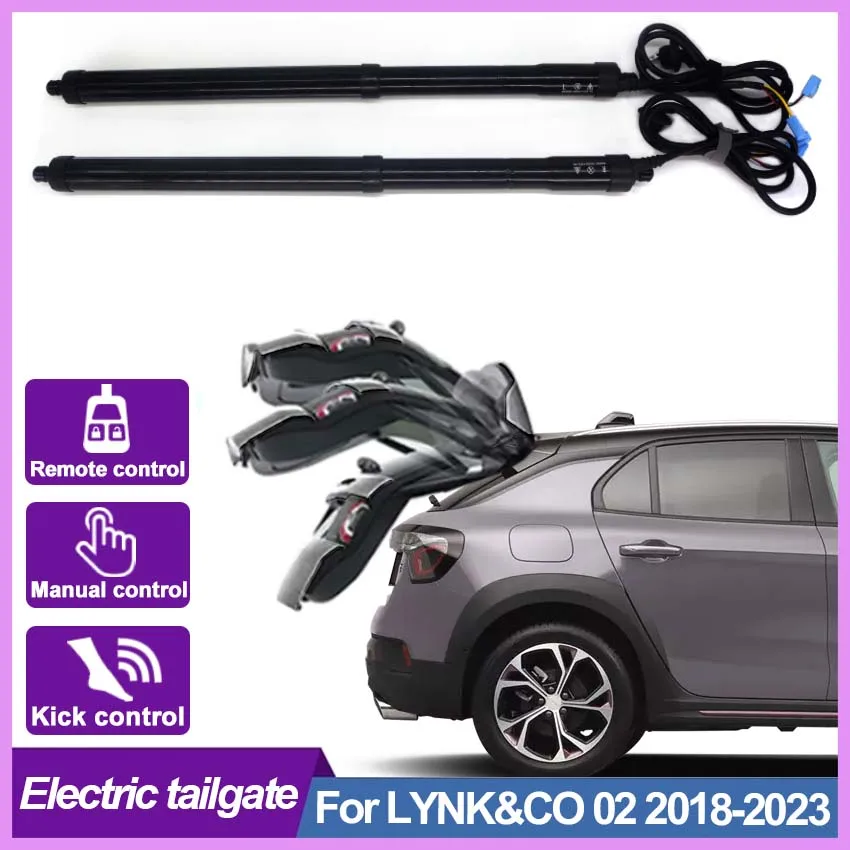 

Для LYNK & CO 02 2018-2023 контроль багажника электрическая задняя дверь автомобильные аксессуары автоматическое открытие багажника дрейф приводной комплект питания