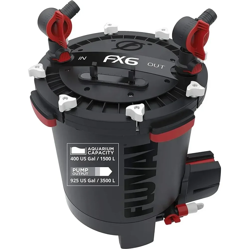 FX6 High Performance Aquarium Filter Canister Filter Aquariums up to 400 Gal.