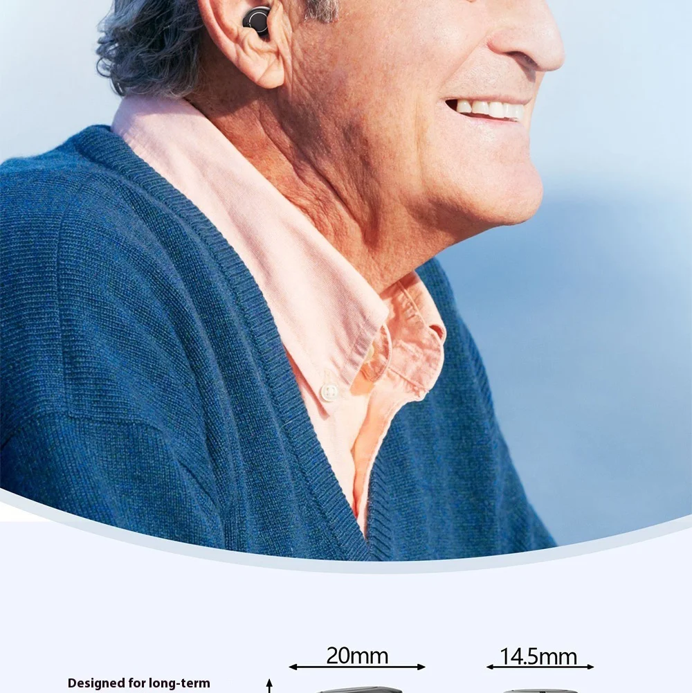 Rechargeable Hearing Aid Digital Sound Amplifier Audifonos Adjustable Portable H