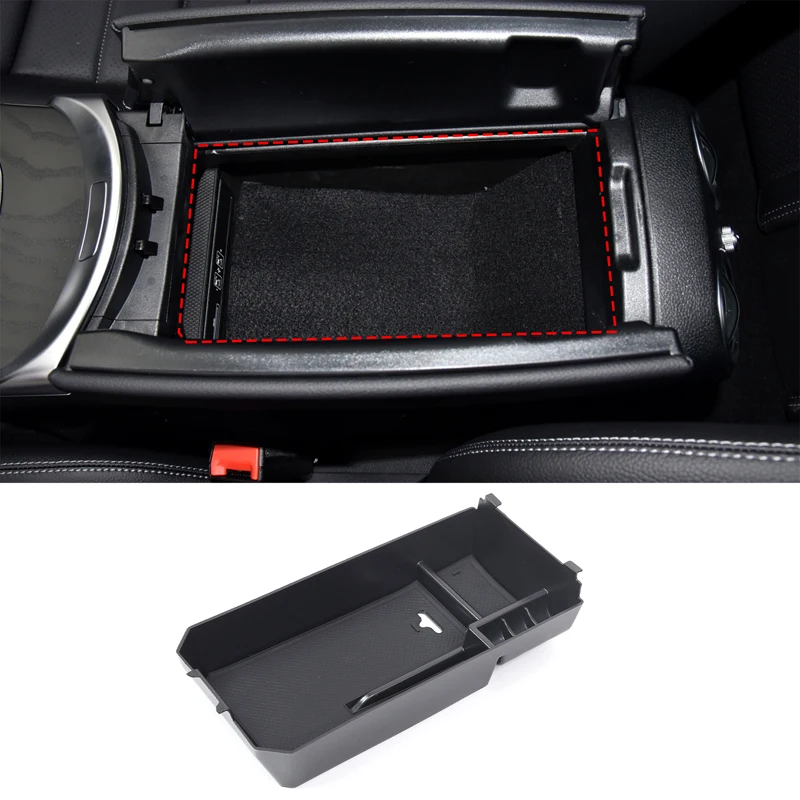 

cheya ABS Car Central Storage Box Door Phone Glove Armrest Box for Mercedes Benz G Class C Class W205 W463 2015-2021 Accessories