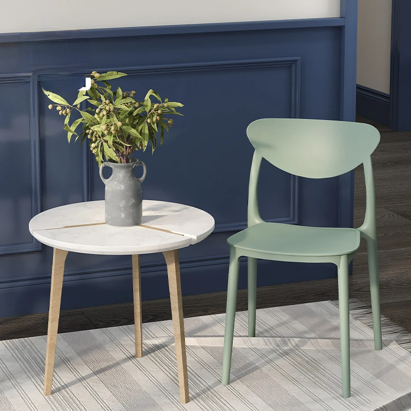 Dining Chair Simple Fashion Plastic Chair New PP Living Room Dessert